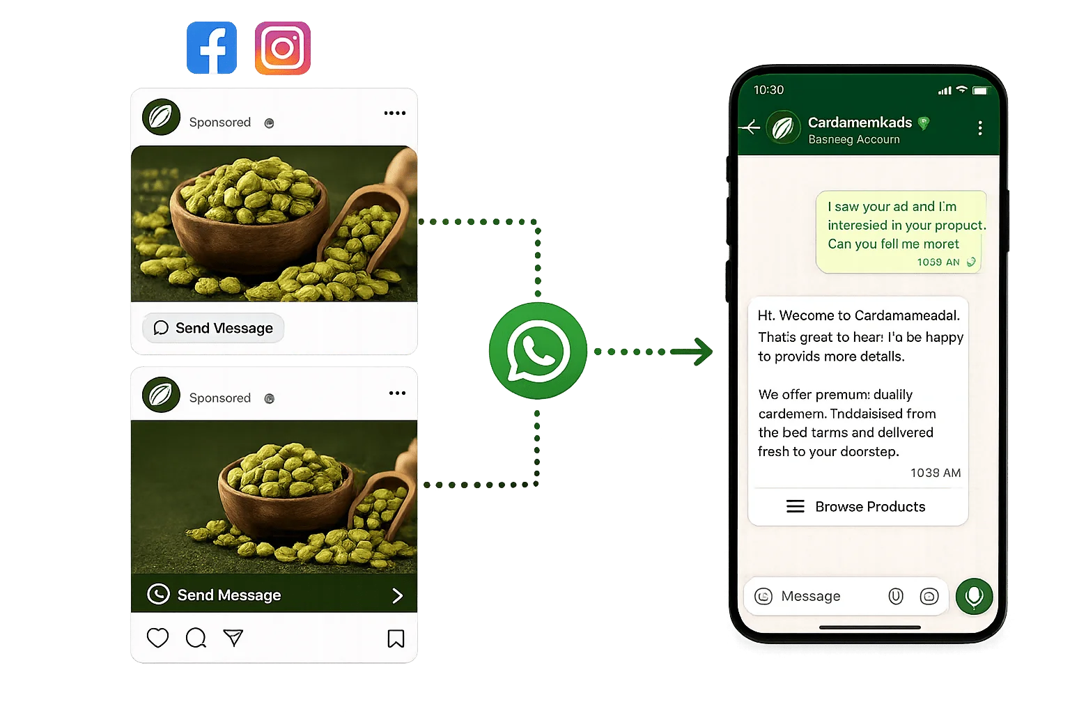 Click to WhatsApp Ads Lead Generation & Ad Campaign Automation