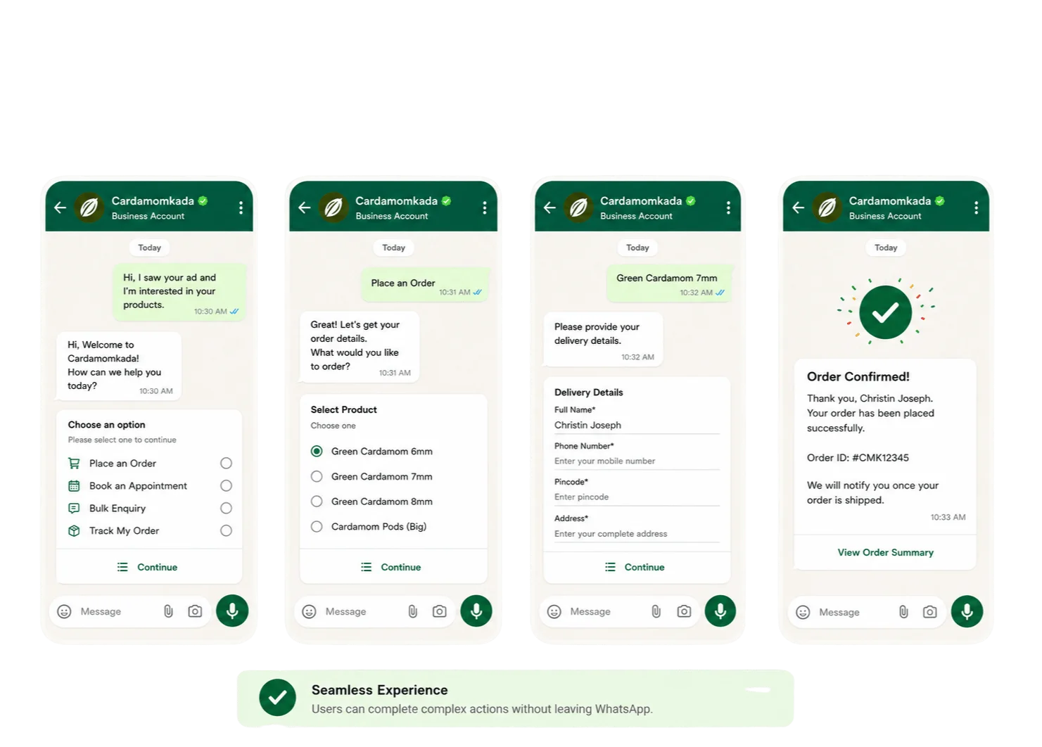 Interactive WhatsApp Flows Native Form Builder & Automations